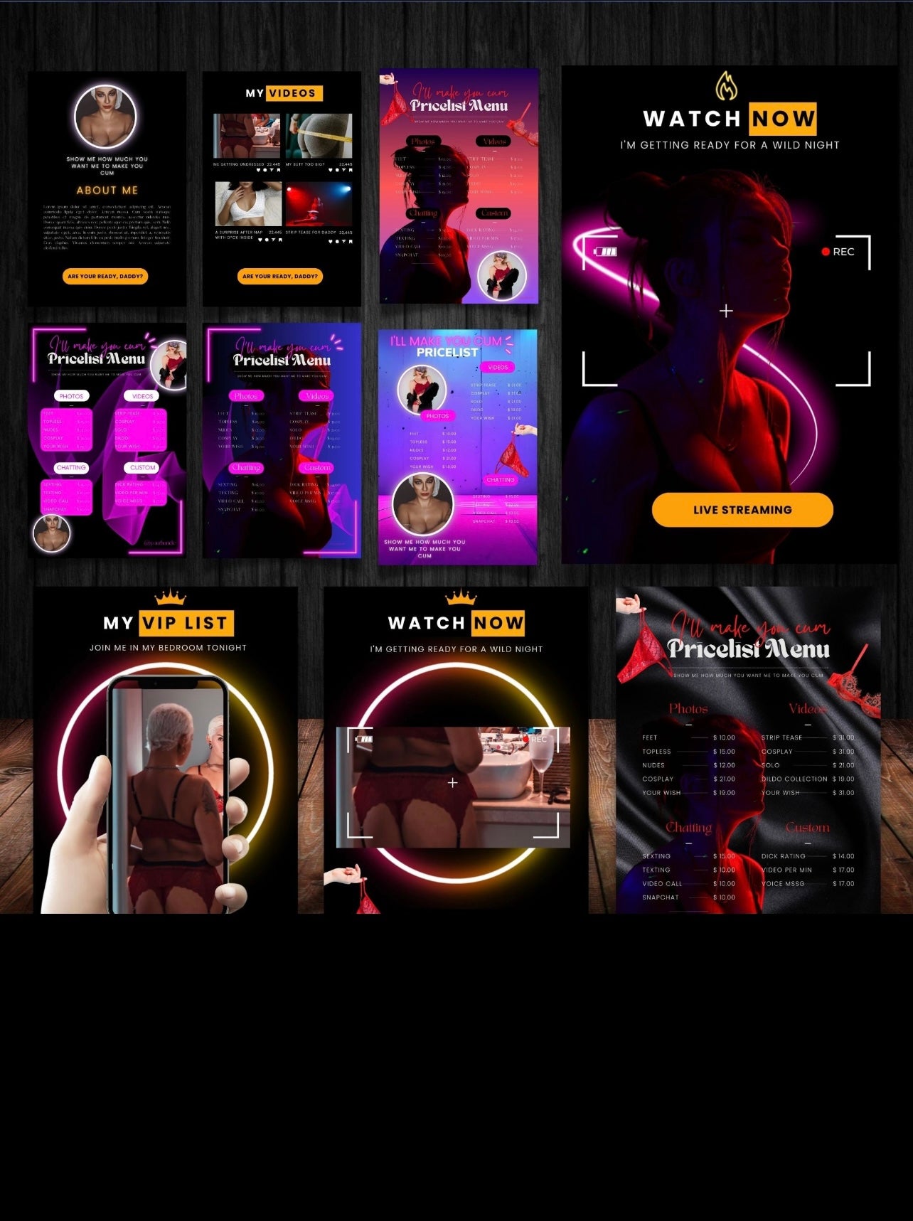 NSFW Content creator Bundles (4 links)