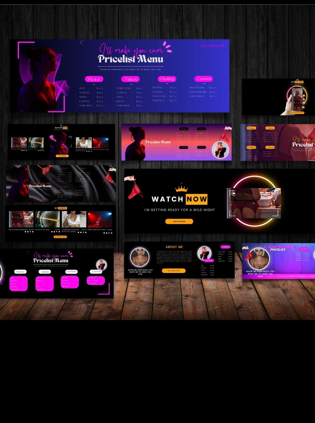 NSFW Content creator Bundles (4 links)